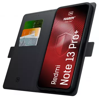 3MK PROTECTION Redmi Note 13 Pro+ - 3mk Hardy Foldy Case nero