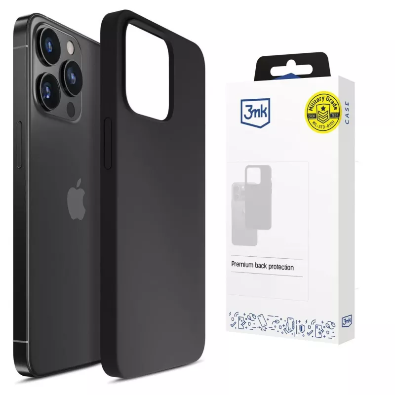 3MK PROTECTION Apple iPhone 16 Pro Max Custodia Hardy Mellow nera