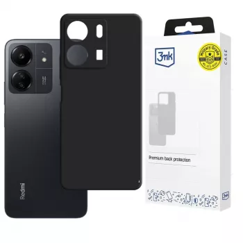 3MK PROTECTION Poco C65 - Custodia 3mk Hardy Mellow nera