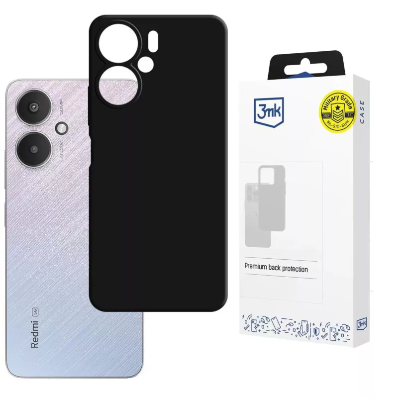 3MK PROTECTION Hardy Mellow Case per Xiaomi Redmi 13C 5G - nero