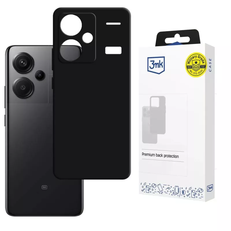 3MK PROTECTION Redmi Note 13 Pro+ - Custodia 3mk Hardy Mellow nera
