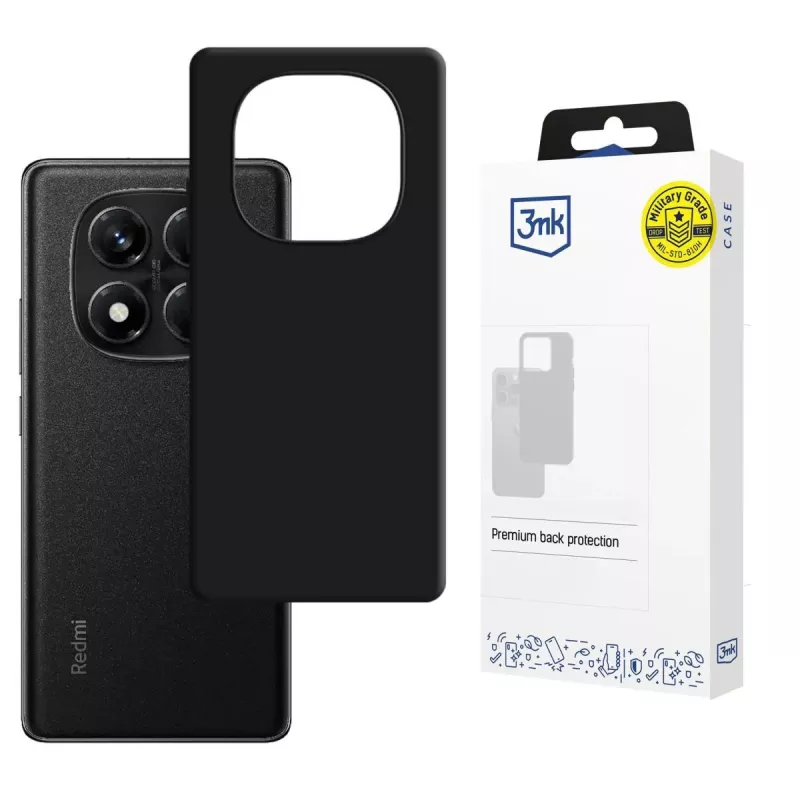 3MK PROTECTION Hardy Mellow Case per Xiaomi Redmi Note 14 Pro 5G - nero