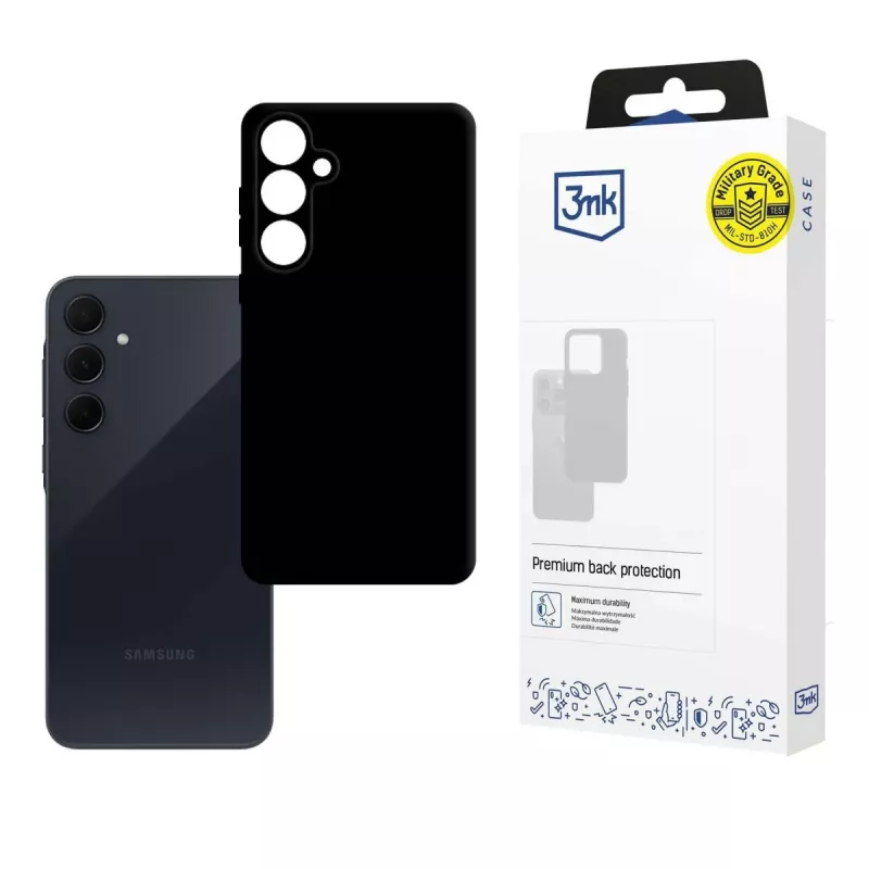 3MK PROTECTION Samsung Galaxy A35 5G - 3mk Hardy Mellow Case nero