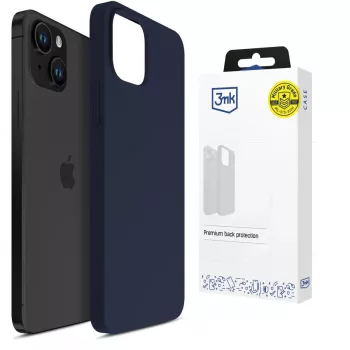 3MK PROTECTION Apple iPhone 15 Plus - Custodia 3mk Hardy Mellow blu scuro