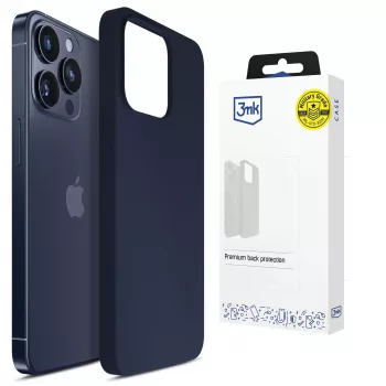 3MK PROTECTION Apple iPhone 16 Pro - Custodia 3mk Hardy Mellow blu scuro