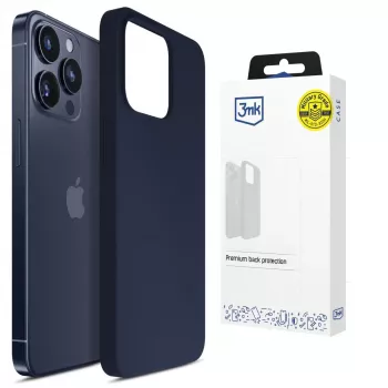 3MK PROTECTION Apple iPhone 16 Pro - Custodia 3mk Hardy Mellow blu scuro