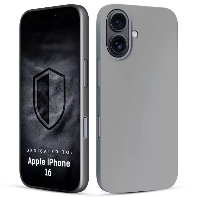 3MK PROTECTION Apple iPhone 16 - Custodia 3mk Hardy Mellow grigio