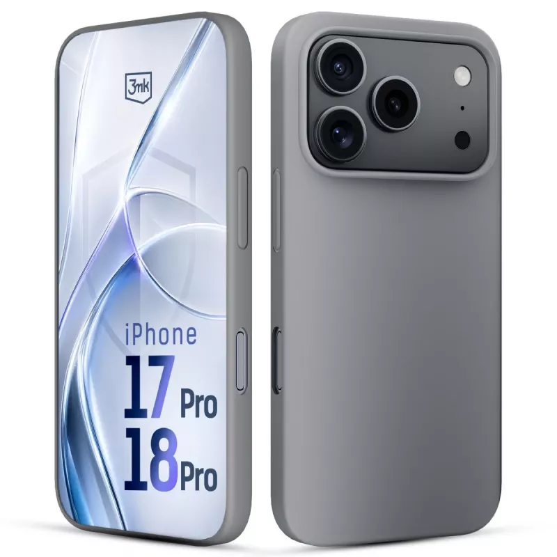 3MK PROTECTION Apple iPhone 17 Pro - Custodia 3mk Hardy Mellow grigio