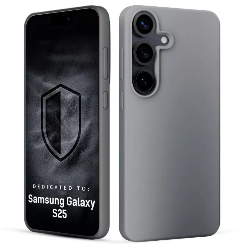 3MK PROTECTION Samsung Galaxy S25 - Custodia 3mk Hardy Mellow grigio