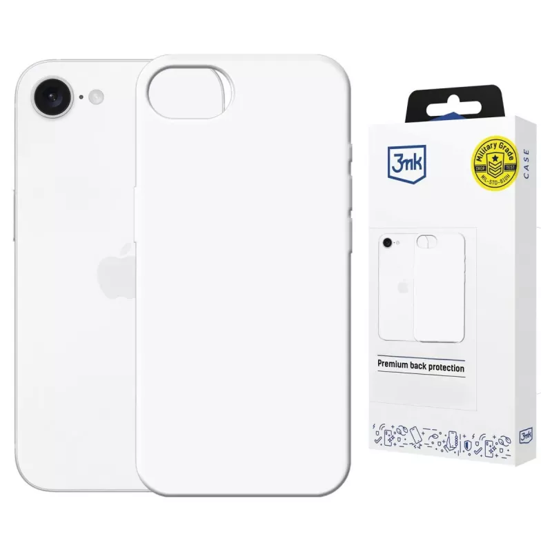 3MK PROTECTION Apple iPhone 16E/ iPhone 17E - Custodia 3mk Hardy Mellow MagCase bianco