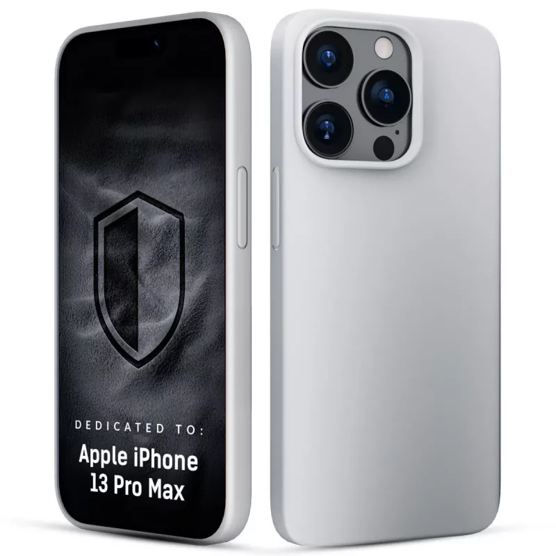 3MK PROTECTION Apple iPhone 13 Pro Max Custodia Hardy Mellow MagCase bianco argento