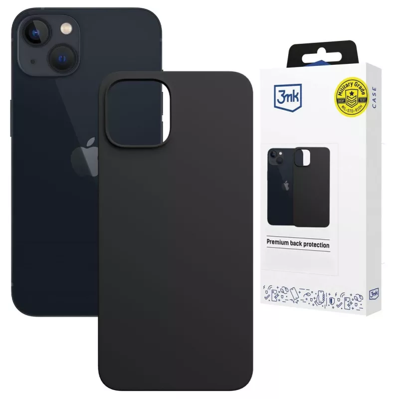 3MK PROTECTION Apple iPhone 15 Plus - Custodia 3mk Hardy Mellow MagCase nero