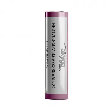Akyga AKY2185 INR21700-60M batteria ricaricabile Li-Ion 21700 3,6 V 6000 mAh 2C