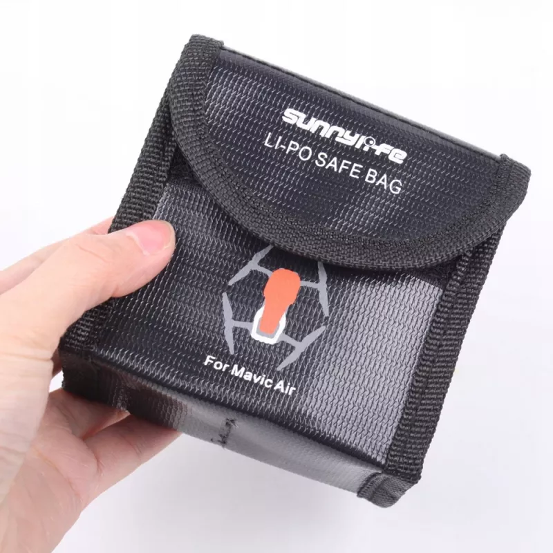 SUNNYLIFE custodia ignifuga per 2 batterie DJI Mavic Air