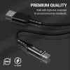 Crong Armor Link Cavo USB-C a USB-C 100W PD 5A 200cm Nero