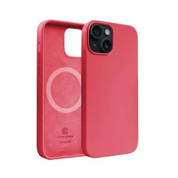 Crong Color Cover Custodia Magnetica per iPhone 15 Plus MagSafe (rosa)