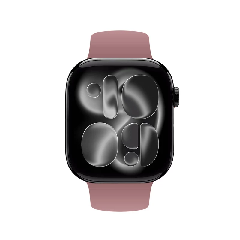 Crong Liquid Silicone Strap per Apple Watch 38/40/41/42 mm - Dusty Pink