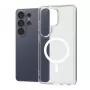 Crong Hybrid Clear Custodia magnetica compatibile MagSafe per Samsung Galaxy S26 Ultra (Trasparente)