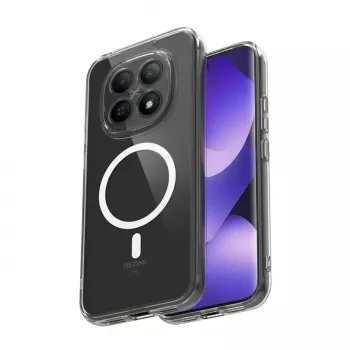 Crong Hybrid Clear Magnetic Case MagSafe per Xiaomi Redmi Note 15 Pro+ 5G (trasparente)