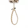 Crong Phone Charm - laccetto in nylon intrecciato Beige Twist