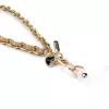 Crong Phone Charm - laccetto in nylon intrecciato Beige Twist