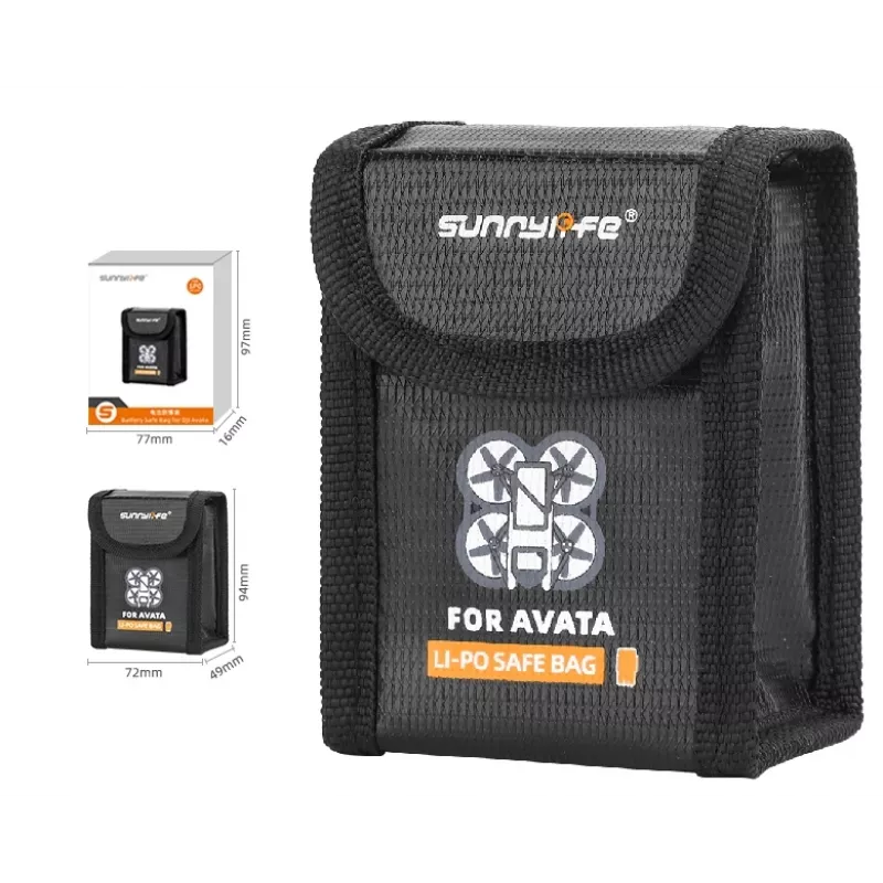 SUNNYLIFE custodia protettiva per batteria DJI Avata Intelligent Flight Battery - nero