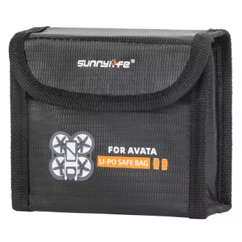 SUNNYLIFE custodia protettiva per 2 batterie DJI Avata - guscio rigido EVA, nero