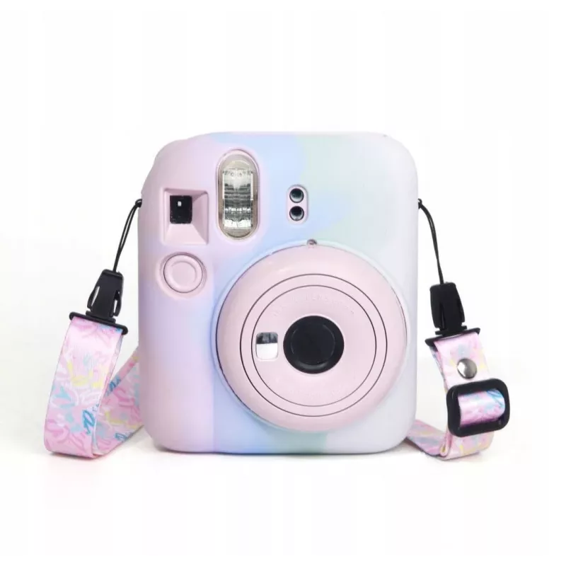 LOVEINSTANT custodia in silicone per Fujifilm Instax Mini 12 - colori pastello