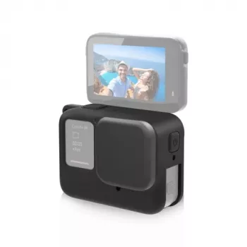 PULUZ Custodia protettiva in silicone con copriobiettivo per Insta360 Ace Pro, nero