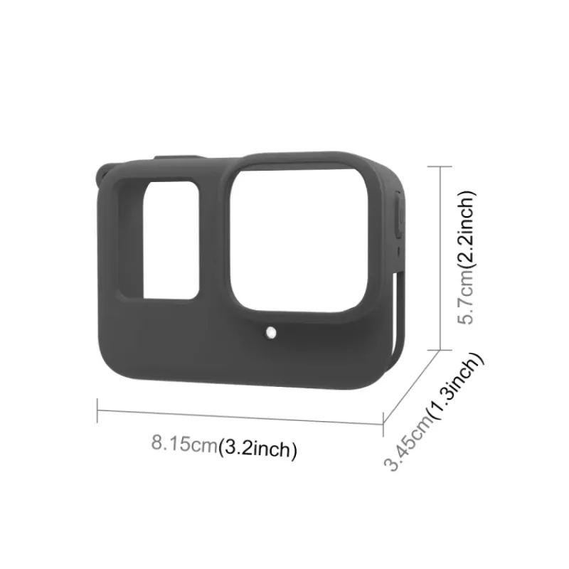 PULUZ Custodia protettiva in silicone con copriobiettivo per Insta360 Ace Pro, nero