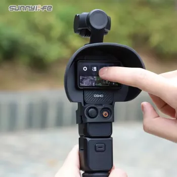 SUNNYLIFE Paraluce e protezione per schermo LCD per DJI Osmo Pocket 3 - nero