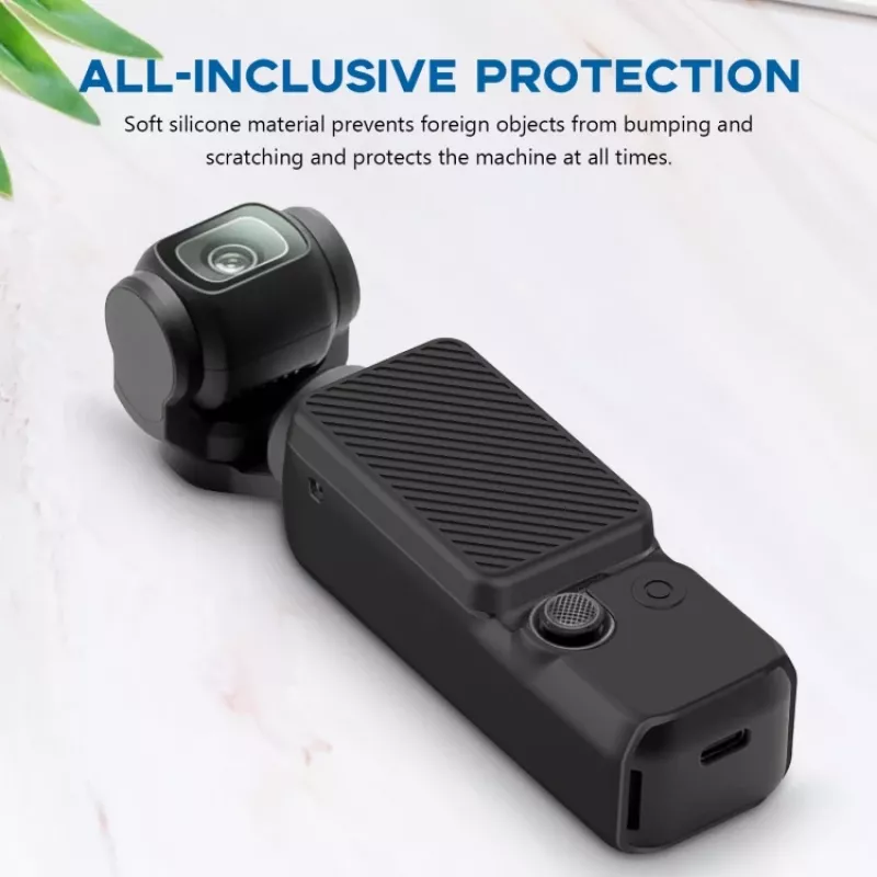 PULUZ Custodia protettiva in silicone per DJI Osmo Pocket 3 - nero