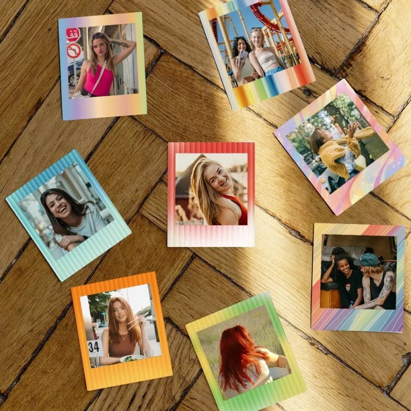 LOVEINSTANT Set con 12 cornici adesive per Fuji Instax Square Link SQ1 SQ6 SQ20 SQ40 SQ10