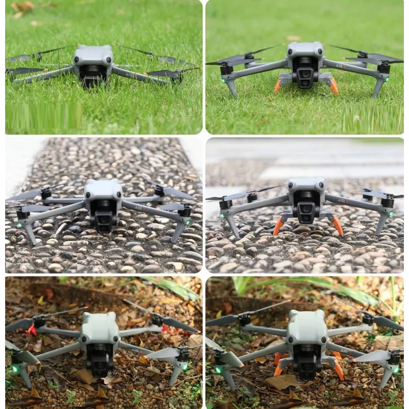 SUNNYLIFE Gambe di prolunga carrello per drone DJI Air 3 / Air 3S - grigio