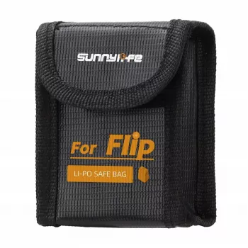 SUNNYLIFE Custodia di sicurezza ignifuga per batteria LiPo per drone DJI Flip - capacità 1 batteria