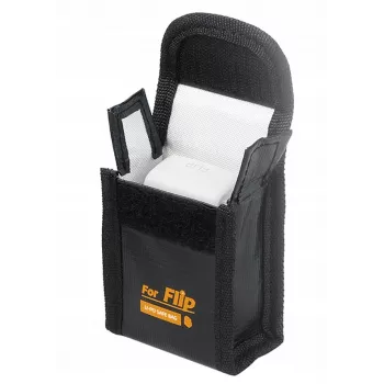 SUNNYLIFE Custodia di sicurezza ignifuga per batteria LiPo per drone DJI Flip - capacità 1 batteria