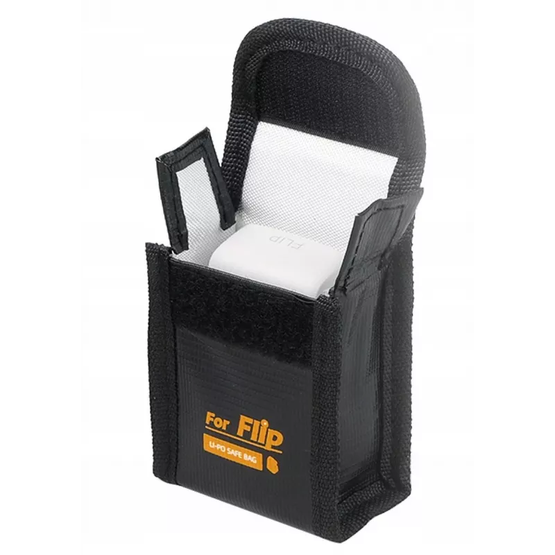 SUNNYLIFE Custodia di sicurezza ignifuga per batteria LiPo per drone DJI Flip - capacità 1 batteria