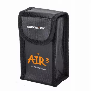 SUNNYLIFE borsa ignifuga per 1 batteria DJI Air 3 / 3S