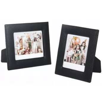 LOVEINSTANT Cornice per foto istantanee per Polaroid 600 Fujifilm Instax Wide 300 400 / nero