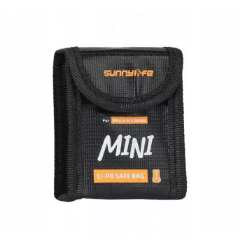 SUNNYLIFE Custodia di sicurezza ignifuga per batterie per DJI Mini 5/4/3 Pro/3, Lito 1, Lito X1 - 1x batteria