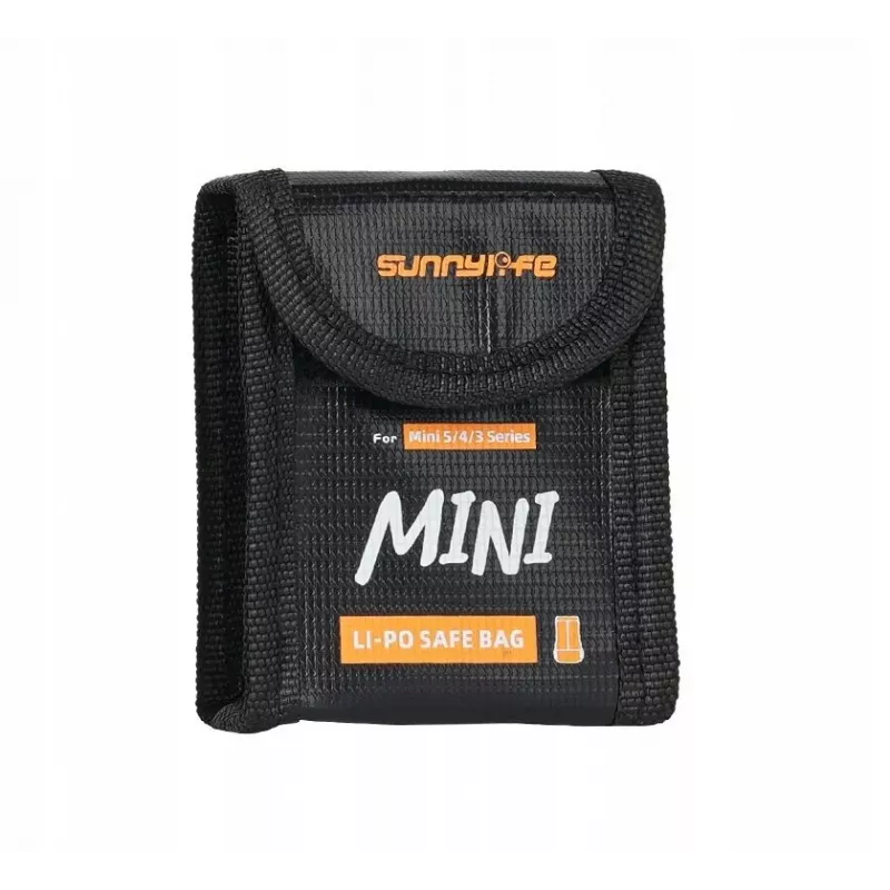 SUNNYLIFE Custodia di sicurezza ignifuga per batterie per DJI Mini 5/4/3 Pro/3, Lito 1, Lito X1 - 1x batteria