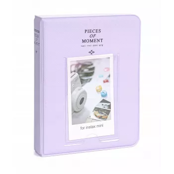 LOVEINSTANT Album foto per 64 foto compatibile con Fuji Instax Mini 13 12 11 40 41 99 Evo Link / viola