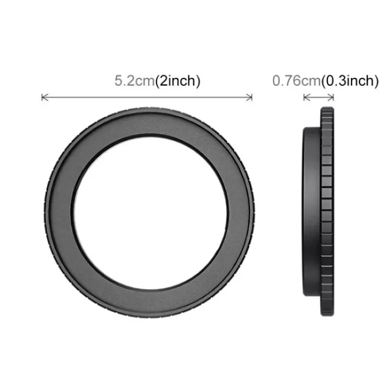 PULUZ Supporto adattatore filtro 49mm per DJI Osmo Action 6