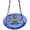 LEAN SPORT Altalena da giardino nido di cicogna per bambini blu 80 cm