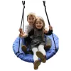 LEAN SPORT Altalena da giardino nido di cicogna per bambini blu 80 cm