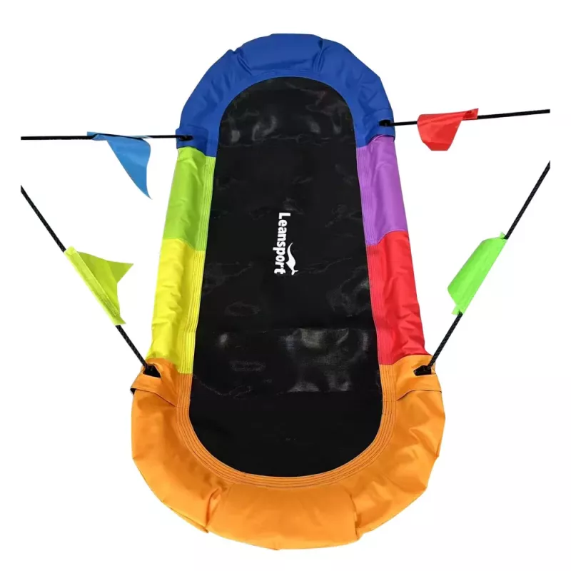LEAN SPORT Altalena da giardino nido di cicogna rettangolare multicolore 167 x 75 cm