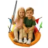 LEAN SPORT Altalena da giardino nido di cicogna rettangolare multicolore 167 x 75 cm