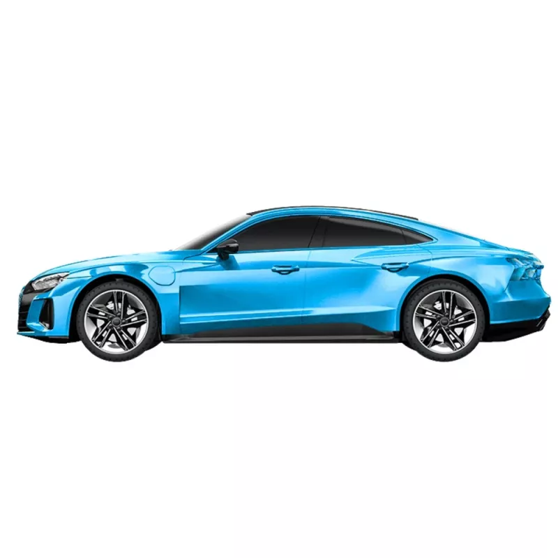 Double E Audi RS E-tron GT auto radiocomandata RC blu 1:14