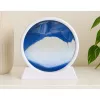 LEAN Immagine 3D sabbia mobile Blu decorazione 360° Bianco