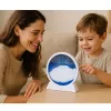 LEAN Immagine 3D sabbia mobile Blu decorazione 360° Bianco
